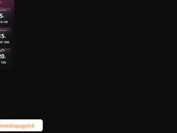 Chaturbate Live Sex Cam of samantha_pagnini